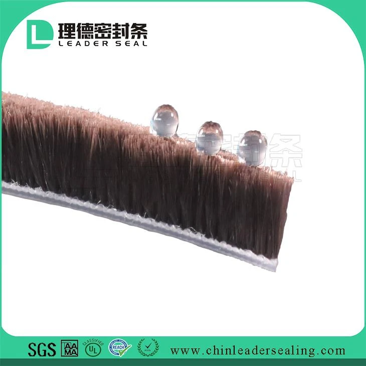low height insert wool pile weather strip for door